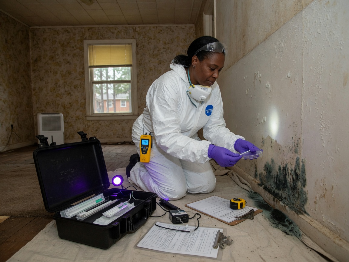 Mold Inspection and Testing in Macon